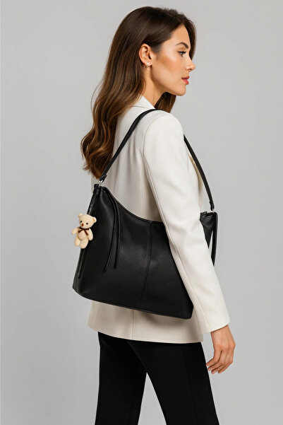 Av A Dos Geantă de umăr din piele artificială pentru femei de dimensiuni mari, cu curea de umăr și geantă de umăr care poate fi folosită ca rucsac