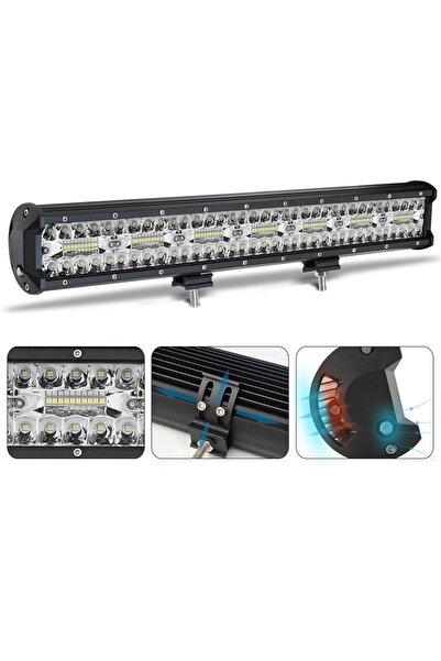 SSMEDIA LED bar 420W/9-30V, 42000 lumeni, Combo(LED-uri separate pentru dista...