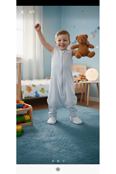 Pierre Cardin Sleeping Bag Zero Sleeve Booties Thin Combed Fabric