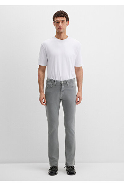 Mavi Martin Shadow Graue Komfort-Gabardine-Hose 0037880922