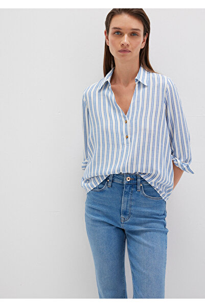 Mavi Striped White Blouse 122400-83979