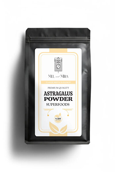 Mel and Mira Organik Çin Geveni Kökü Tozu 100g - Premium Astragalus Root Powd...