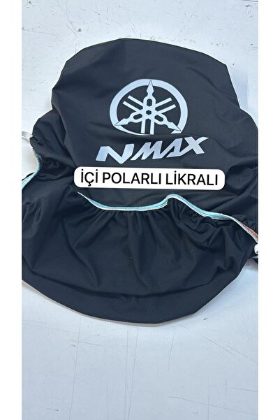Utku Giyim NMAX YAMAHA UYUMLU İÇİ POLARLI LİKRALI SİYAH MOTOSİKLET KOLTUK KILIFI