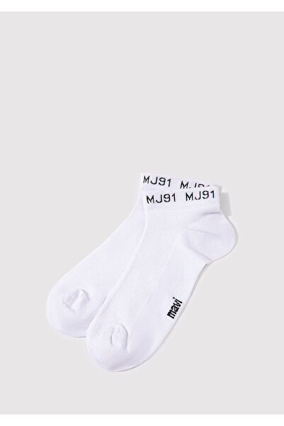 Mavi White Booties Socks 092286-620