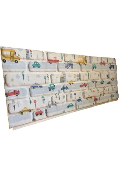 Ramsoy Çocuk Odası Strafor Duvar Paneli (100X50X2 CM) - Arabalarım