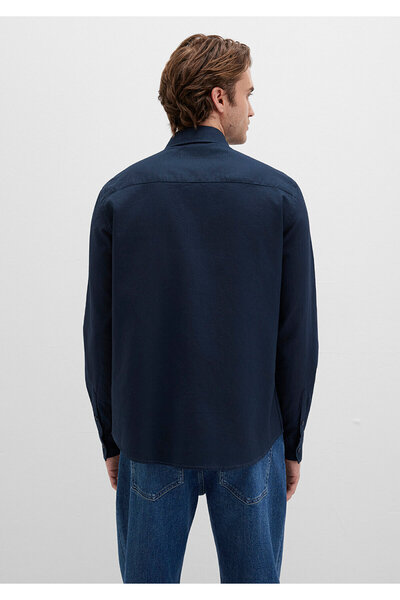 Mavi Marineblaues Hemd Slim Fit / Schmaler Schnitt 8810217-81583