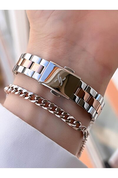 Daniel Klein Oval Special Case Gold Steel Cord 30 Mt Water Resistant Women's Wristwatch Bracelet