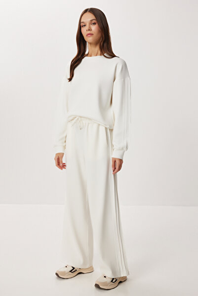 Lovelyİstanbul Puha modális alsó-felső szett LCR0096 BONE