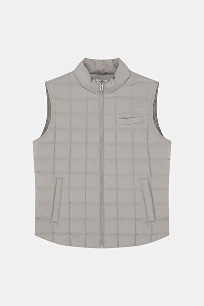 W Collection Stone Vest with Zipper