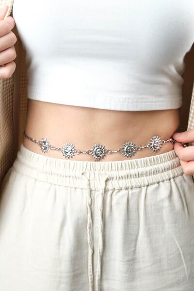 Jack Ferrero Detaylı Vücut & Bel & Elbise & Pantolon & Etek Zincir Kemeri