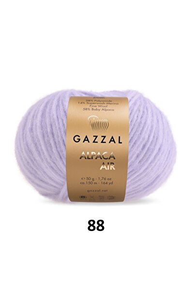 GAZZAL İPLİK Fir de tricotat Alpaca Air Baby Alpaka Merino 200g 4x50g 150m Ușor