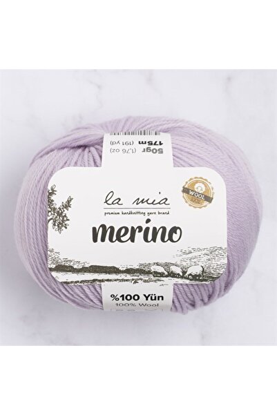 sylar حبل الحياكة اليدوية La Mia Merino Lilac - L140 - 33783