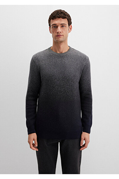 Mavi Велосипедна комір Сірий светр Slim Fit / Вузький крій 070779-34686