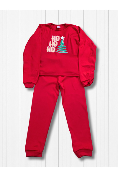 YusGos Printed Boys' New Year Family Pajamas Set