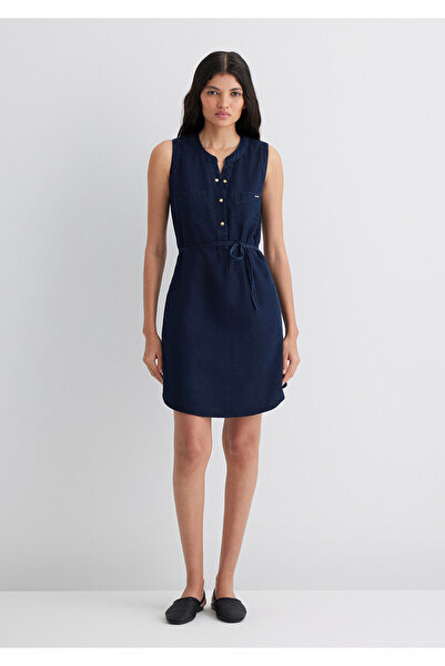 Mavi Suzy Gold Classic Jean Ink Dress - 130317 -81270