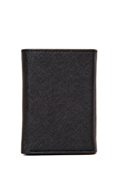 Mavi Schwarze Geldbörse mit Siegellogo 092240-900