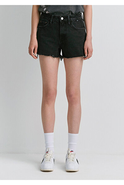 Mavi Rosie 90S Ripped Anthracite Jean Shorts 1447481224