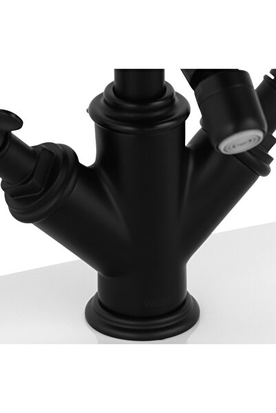 Maison Mex Bidet mixer, DANUBE, L.9.9 H.16.6 cm, black