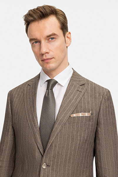 W Collection Beige Silk Tie