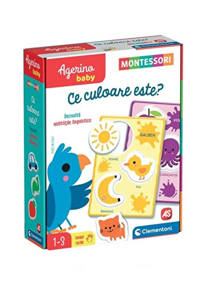 Agerino Joc educațional „Ce culoare are?” Baby Montessori
