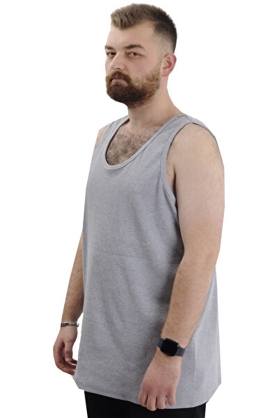 ModeXL Чоловічий безрукавний атлет великого розміру - Mode XL 6341 Grimelanj