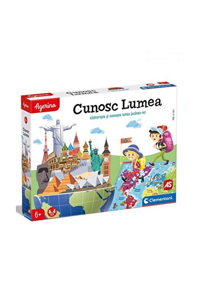 Agerino Joc de societate educativ „Cunosc lumea”