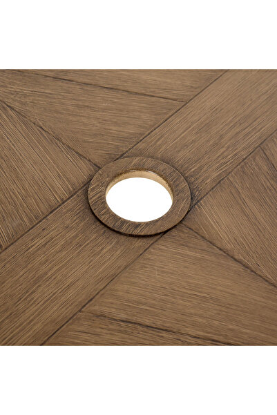 Maison Mex Table garden/terrace CHASEWOOD L.187 l.101 H.71 mix grey/brown