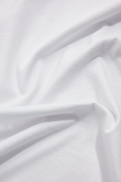 W Collection WHITE POLO NECK T-SHIRT