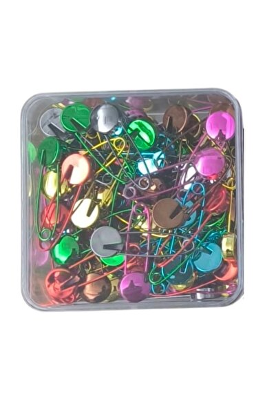 Home إبرة سيلار ذات قفل آمن للأطفال، ملونة، صغيرة، 100 قطعة