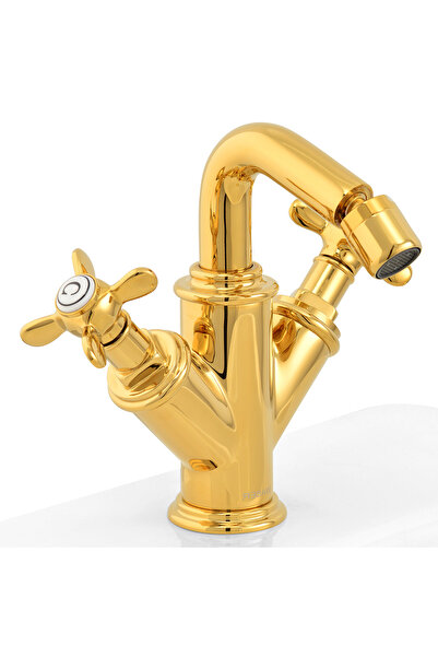 Maison Mex Bidet mixer, DANUBE, L.9.9 H.16.6 cm, gold
