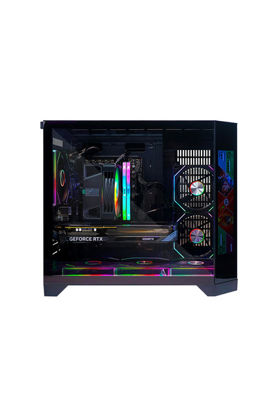 SPEARPC Gaming PC i5-14400F, RTX 5060 8GB, 32GB DDR5, 1TB NVMe, 600W, 6Fan LCD Case, Win 11 Pro