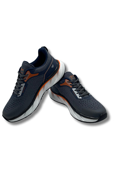 Tiglon Ανδρικά αθλητικά παπούτσια Casual Navy Blue Lace-Up Soft Sole 2507