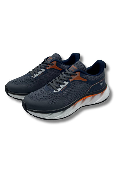 Tiglon Ανδρικά αθλητικά παπούτσια Casual Navy Blue Lace-Up Soft Sole 2507