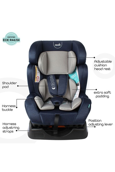 Moon - Sumo Car Seat - Group 0/1/2 - Navy Blue