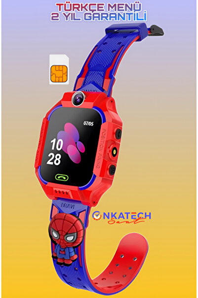 intermax Konum Takipli Arama Sim Kart Girişli Gps Ve Sos Özellikli Akıllı Çoc...