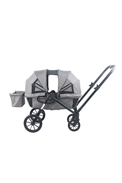 Moon Kube Wagon Stroller - Grey-MNNPRMT79