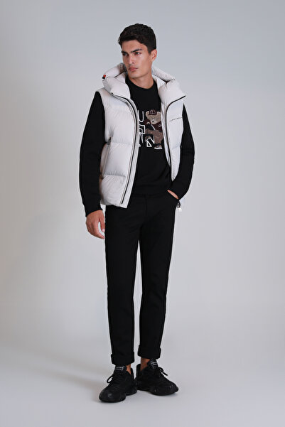 Lufian Anton Smart Jean - Ανδρικό μαύρο παντελόνι με λεπτή εφαρμογή