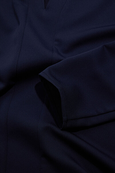 W Collection Dark Blue Long Sleeve Bluz