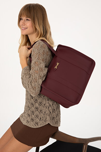 U.S. Polo Assn. Women's Burgundy Shoulder Bag 50317821-Vr014