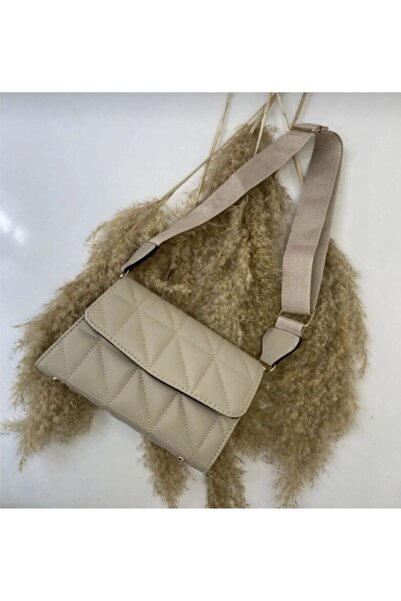 NURBUTİK Ρυθμιζόμενη τσάντα χειρός και ώμου με μοτίβο κεντήματος με λουράκι κολώνας