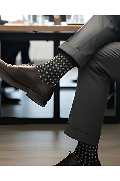 magıcgrange Winter Wool Men's Socks – Comfortable & Casual Knitted Premium a Quality Model