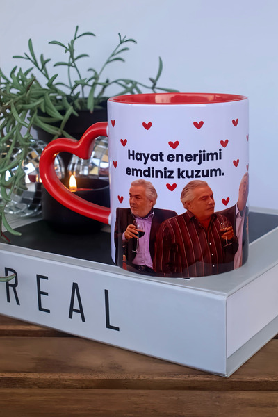 Cool Stuff European Collar Bülent Onaran Life Energy Emdiniz Kuzum - Peace of Mind I Want Candy Mug