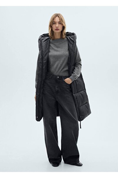 MANGO Woman Lange Steppweste