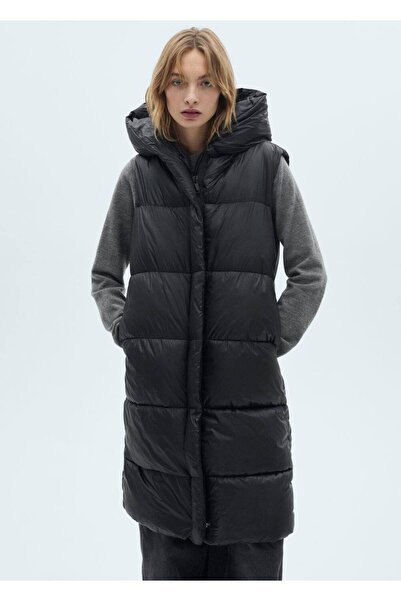 MANGO Woman Lange Steppweste