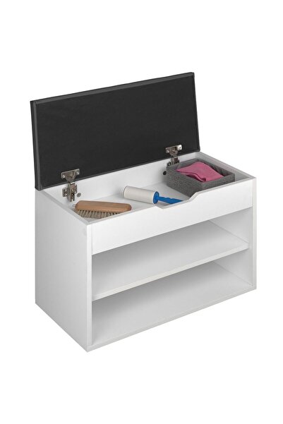 YURKUR MOBİLYA Puflu ayakkabılık ayakkabı dolabı depolama alanlı