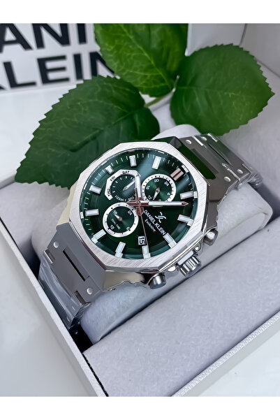 Daniel Klein All Functions Waterproof Highlighter New Season Men's Steel Watch Bracelet with Active Calendar