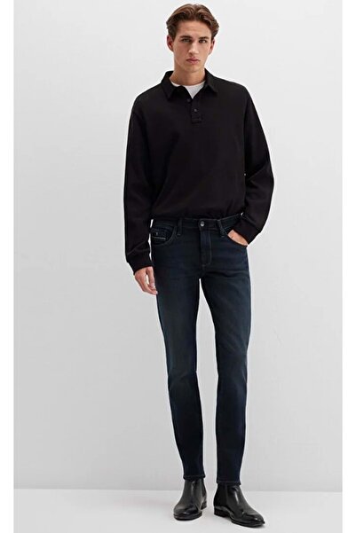 Mavi 0042426976 James Black Hazy Ink Jean Pants Men's Jeans Denim Trousers Denim