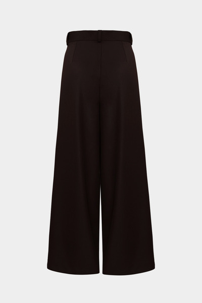 Açelya Okcu Premium Kybele Mid-Waist Side Button Woven Pants