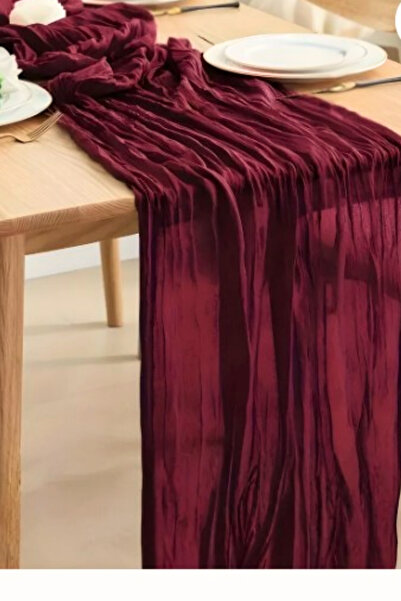 KAMİZ Bohemian Runner Tablecloth Modern Home Decor Wedding Engagement Table Cloth Dowry Set 100% Cotton