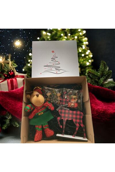 ramkovska Yılbaşı Hediyesi, Yılbaşı Hediye Paketi, Sevgiliye, Arkadaşa Hediye Kutusu - Geyikli